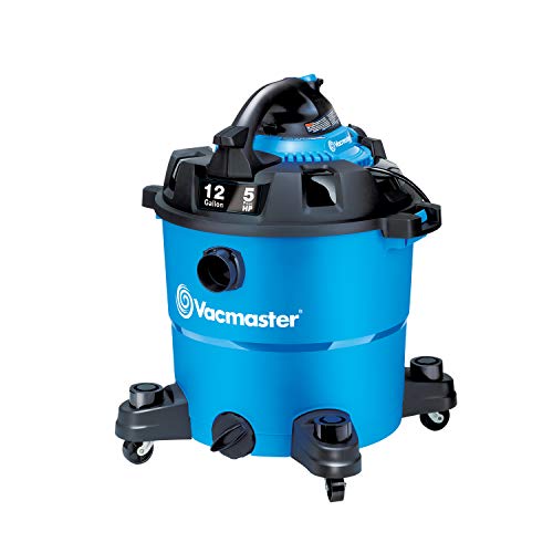 Vacmaster VBV1210, 12-Gallon 5 Peak HP Wet/Dry Shop Vacuum with Detachable Blower