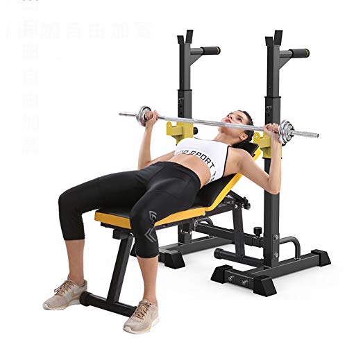 EFGS Squat Rack Weight Lifting Stand, Multifunction Household Barbell Stand, Strength Training, Home Gym