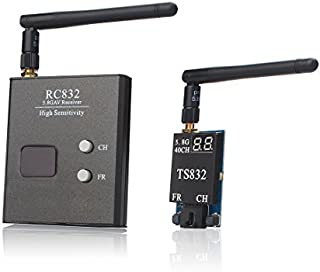 AKK TS832+RC832 5.8G 2000M Range FPV Audio Video Transmitter and Receiver for FPV Drone