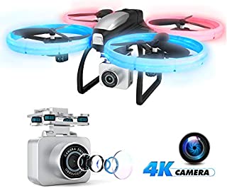 Drone with 4K Camera Live Video,EACHINE E020 WiFi FPV RC Drone for Adults and Beginners with 4K HD Wide Angle Camera 7.4V 1100Mah Long Flight time Large Selfie Photography Drone Quadcopter