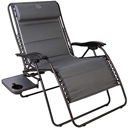 Timber Ridge Zero Gravity Chair Oversized Recliner 500lbs Capacity Patio Lounge Chair Padded Lawn Chair with Headrest XXL for Outdoor, Camping, Patio, Lawn