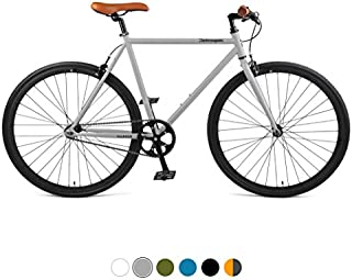 Retrospec Harper Single-Speed Fixed Gear Urban Commuter Bike, 60cm, xl, Slate