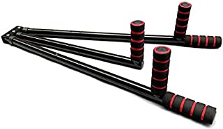 DOMINTY 3 Bar Leg Stretcher Leg Split Extension Device Iron Leg Support Yoga Exercise Martial Arts Gym Flexibility Stretching Machine Stretching Equipment Martial Arts Stretch Yoga Gym