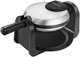 BLACK+DECKER Flip Waffle Maker, Silver, WM1404S