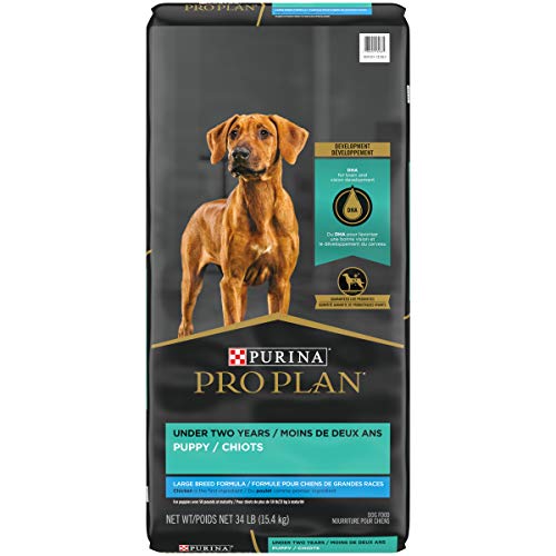 Purina Pro Plan Large Breed Dry Puppy Food, Chicken & Rice Formula - 34 lb. Bag