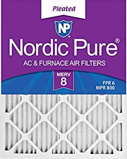 Nordic Pure 14x24x1 MERV 8 Pleated AC Furnace Air Filters 6 Pack