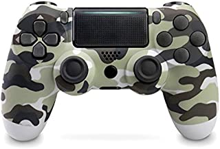 Game Controller for PS4,Wireless Controller for Playstation 4 with Dual Vibration Game Joystickfor Ps4/Pro/Slim-Gray Camouflage Remote