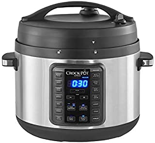 Crock-Pot 2097588 10-Qt. Express Crock Multi-Cooker with Easy Release Steam Dial, 10QT, Stainless Steel