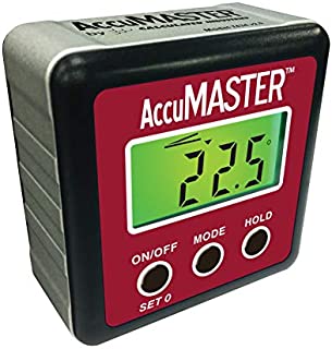 Calculated Industries 7434 AccuMASTER 2-in 1 Magnetic Digital Level and Angle Finder / Inclinometer / Bevel Gauge, Latest MEMs Technology, Certified IP54 Dust and Water Resistant