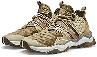 RAX Men's Lightweight Urban Hiking Shoes Camping Backpacking Shoes Outdoor Sneakers Brown