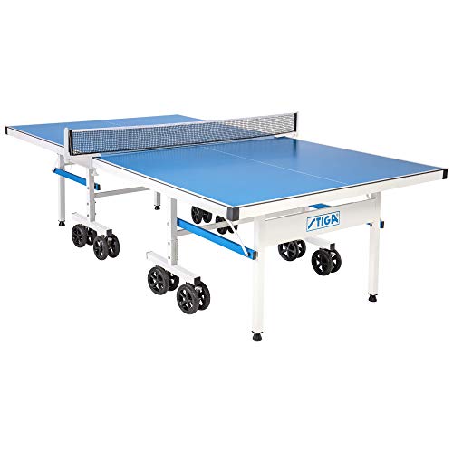 Stiga XTR Pro Indoor/Outdoor Table Tennis Table 90% Assembled Out of the Box, 15-Minute Assembly, Outdoor All-Weather Performance