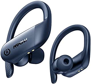 Wireless Earbuds Sport, Mpow Flame Lite in Ear Bluetooth Earbuds Sport, Bass+ IPX7 Waterproof Sport Earphones, BT5.0/Touch Control/Mono&Twin Mode/30H Playtime/USB-C Charging Case/Built-in Mics,Blue