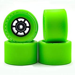 IWONDER Electric Skateboard Wheels 83mm 85A Urethane Compound Longboard Wheels with ABEC 7 Bearings