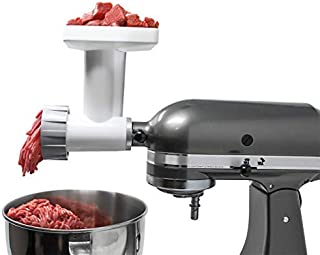 Food Grinder KitchenAid Mixer Accessory - Reliable Meat Mincer and Food Mixer Grinder for Home Use - Messerschmidt GERMAN Meat Grinder Attachment for KitchenAid Stand Mixer by FAMILY GRAIN MILL