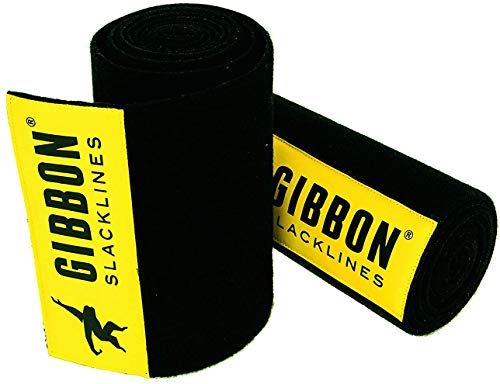 Gibbon Slacklines Tree Wear, Protection for Tree and line, Black Felt, Length: 3ft, Width: 0,5ft