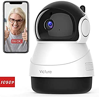 [Stay Strong, USA] Victure 1080P WiFi Pet Camera FHD Indoor Surveillance Security IP Camera with Motion Detection Night Vision 2-Way Audio Cloud Storage for Baby/Elder/Pet Monitor with Camera