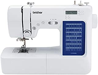 Brother CS7000X Computerized Sewing and Quilting Machine, 70 Built-in Stitches, LCD Display, Wide Table, 10 Included Feet, White