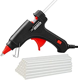 Hot Glue Gun, 20W Temp Mini Melt Glue Gun with 30PCS Glue Sticks, Heating Fast, Perfect for DIY School Projects, Home Quick Repairs, Creative Arts & Crafts