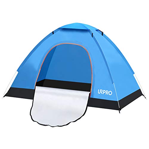 URPRO Instant Automatic pop up Camping Tent, 2 Person Lightweight Tent,Waterproof Windproof, UV Protection, Perfect for Beach, Outdoor, Traveling,Hiking,Camping, Hunting, Fishing, etc