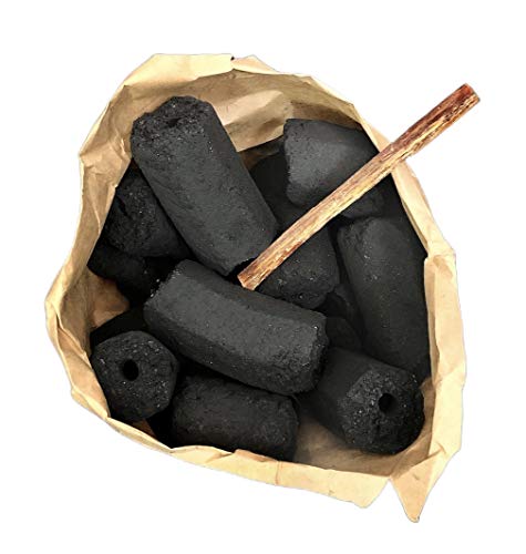 Blazing Coco 9 Pound Coconut Shell BBQ Charcoal Briquettes (2X 2KG) - All Natural High End Grilling