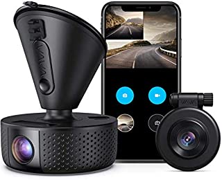 Dual Dash cam | VAVA Dual 1920x1080P FHD | Front and Rear dash camera | 2560x1440P Single Front| for cars with Wi-Fi | Night Vision | Parking Mode | G-sensor | WDR | Loop recording| Support 128GB Max