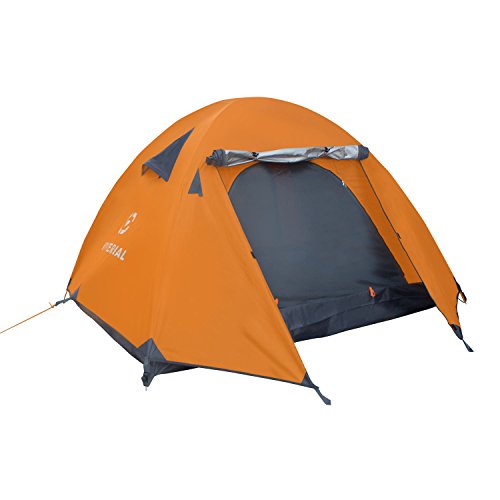 Winterial 3 Person Tent, Easy Setup Lightweight Camping and Backpacking 3 Season Tent, Compact