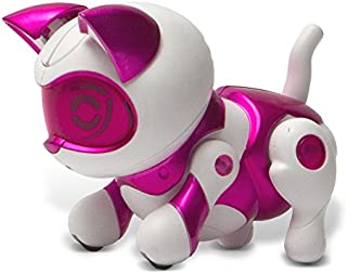 Tekno Newborns Pet Cat Toy Robotic Kitty Interactive Cat That Jumps, Walks And Begs.