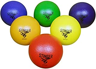 GSM Brands Dodgeballs - Foam, Soft Skin, Low Bounce, 5.9