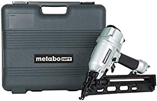 Metabo HPT Finish Nailer, 15 Gauge, Pneumatic, Angled, Finish Nails 1-1/4-Inch up to 2-1/2-Inch, Integrated Air Duster, Selective Actuation Switch, 5-Year Warranty (NT65MA4)