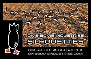 1 Dozen Dive Bomb V2 Canada Goose Silhouette Decoys