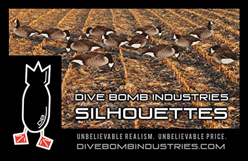 1 Dozen Dive Bomb V2 Canada Goose Silhouette Decoys