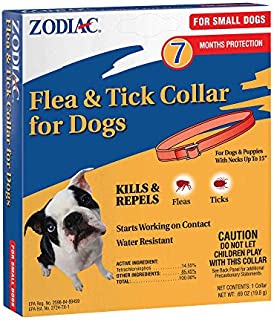 Zodiac Flea and Tick Collar for Small Dogs, 15 inch