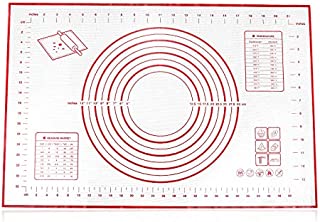 Large Baking Mat for Rolling Dough, Fondant, Bread, Cookie, Pie Crust, Pizza, Non-Stick Non-Slip Pastry Mat, Thick Kneading Mat with Measurements (16