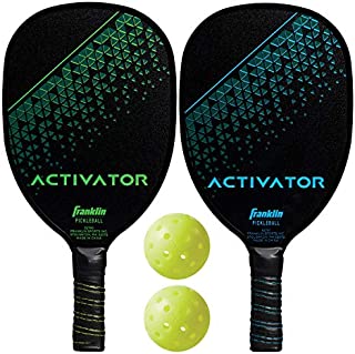 Franklin Sports Pickleball Paddle and Ball Set - Wooden - Activator - 2 Player - USAPA Approved