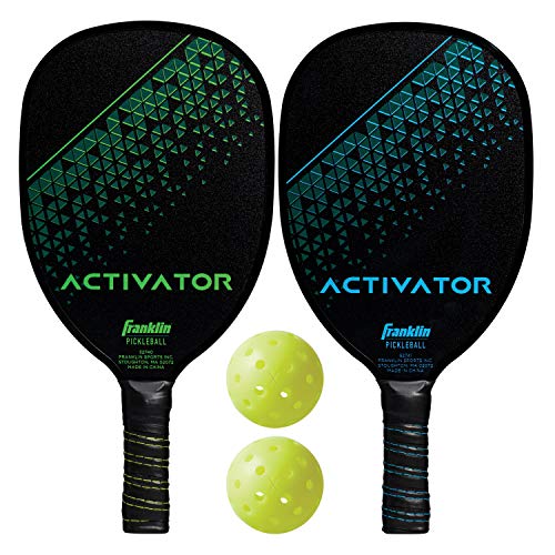 Franklin Sports Pickleball Paddle and Ball Set - Wooden - Activator - 2 Player - USAPA Approved