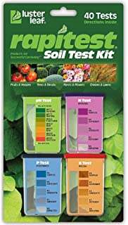 Luster Leaf 1601 Rapitest Test Kit for Soil pH, Nitrogen, Phosphorous and Potash, 1 Pack