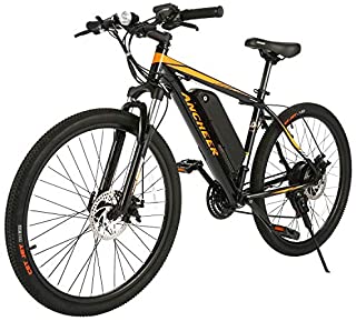 ANCHEER Electric Bike Electric Mountain Bike 350W Ebike 26'' Electric Bicycle, Newest 20MPH Adults Ebike with Removable 36V 7.8Ah Lithium-Ion Battery, Professional 21 Speed Gears