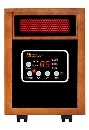 Dr Infrared Heater Portable Space Heater, 1500-Watt (Renewed)