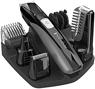 Remington PG525 Head to Toe Lithium Powered Body Groomer Kit, Beard Trimmer (10 Pieces)