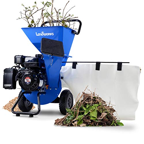 Landworks Wood Chipper Shredder Mulcher Super Heavy Duty 7HP 212cc 3 in 1 Multi-Function 3