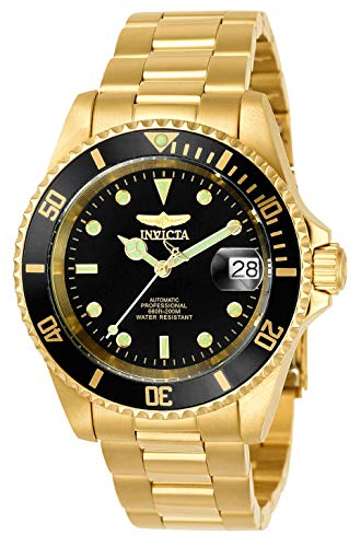 Invicta Men's 8929OB Pro Diver Analog Display Japanese Automatic Gold/Black Watch