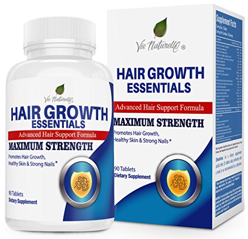 Hair Vitamins for Faster Hair Growth - Advanced Hair Growth Essentials Supplement for Hair Loss - 29 Powerful Hair Growth Vitamins & Nutrients for Rapid Growth for Men and Women 1 Month Supply