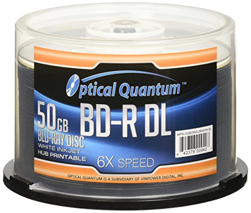 Optical Quantum 6X 50GB BD-R DL