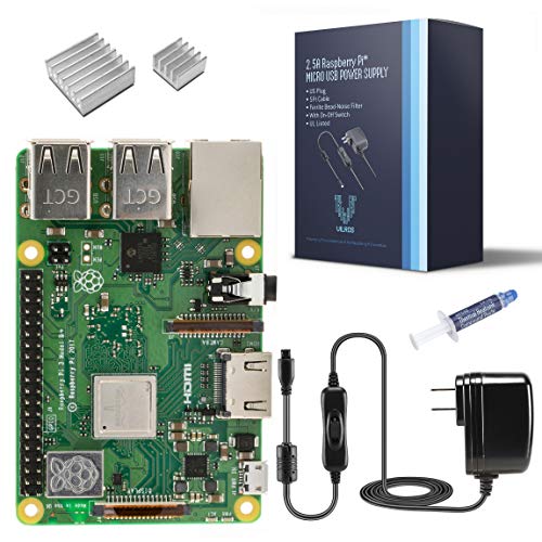 Vilros Raspberry Pi 3 Model B+ (B Plus)-with 2.5A Power Supply [2018 Model]