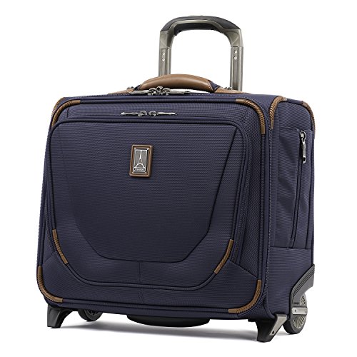 Travelpro Crew 11-Rolling Underseat Tote Carry-On Bag, Patriot Blue, 16-Inch