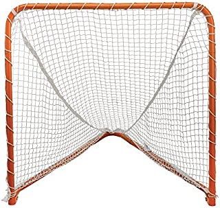 STX Lacrosse Folding Backyard Lacrosse Goal, Orange, 4 x 4-Feet