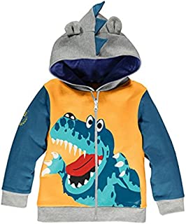 Little Boys Hoodies Active Sweatshirts Kids Toddler Dinosaur Shirt Kids Clothes Size 3 4 T Yellow