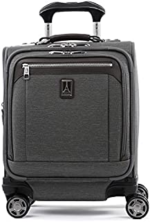 Travelpro Platinum Elite-Underseat Spinner Tote Bag with USB Port, Vintage Grey, 16-Inch