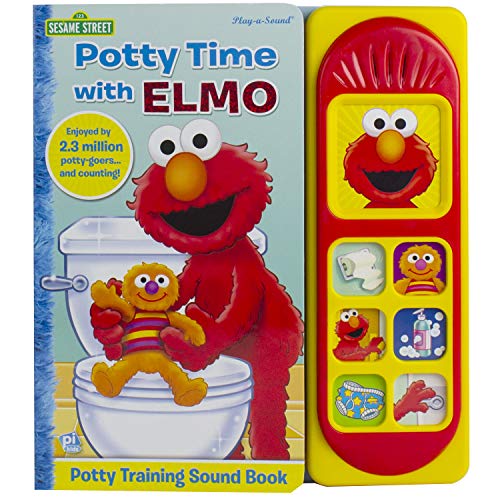 Sesame Street - Potty Time with Elmo - Potty Training Sound Book - PI Kids