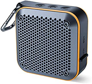 Portable Waterproof Bluetooth Speaker with FM Radio, IPX7 Waterproof Speaker Bluetooth Wireless Small Portable Speaker TWS Stereo 10H Playtime for Shower Bath Pool Boat Beach Home Party Travel 2019